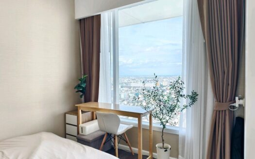 คอนโดให้เช่า The Saint Residences (เดอะ เซนต์ เรสซิเดนซ์) ห้องมุม ชั้นสูง 2 ห้องนอน 2 ห้องน้ำ ทำเลดี น่าอยู่