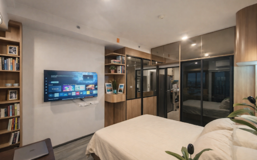 ให้เช่าด่วน Ideo Ramkhamhaeng – Lam Sali Station | 1 ห้องนอน | ห้องสวย แต่งครบ น่าอยู่มาก | เดินทางสะดวก ใกล้รถไฟฟ้า
