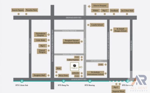 ให้เช่าด่วน Notting Hill Sukhumvit 105 (น็อตติ้ง ฮิลล์ สุขุมวิท 105) ใกล้ BTS แบริ่ง คุ้มมากในโซนบางนา พร้อมอยู่
