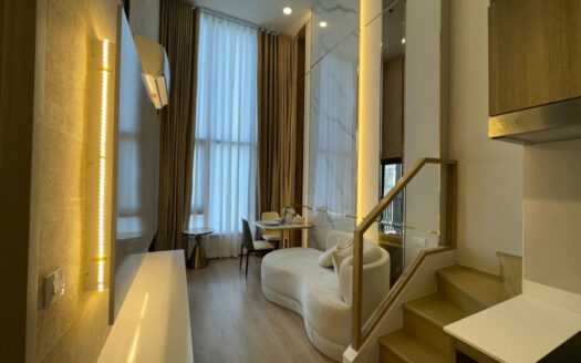 คอนโด Life Rama 4 – Asoke Duplex 2 ห้องนอน High Floor ใจกลางอโศก! วิวเมืองสวย ใกล้ MRT